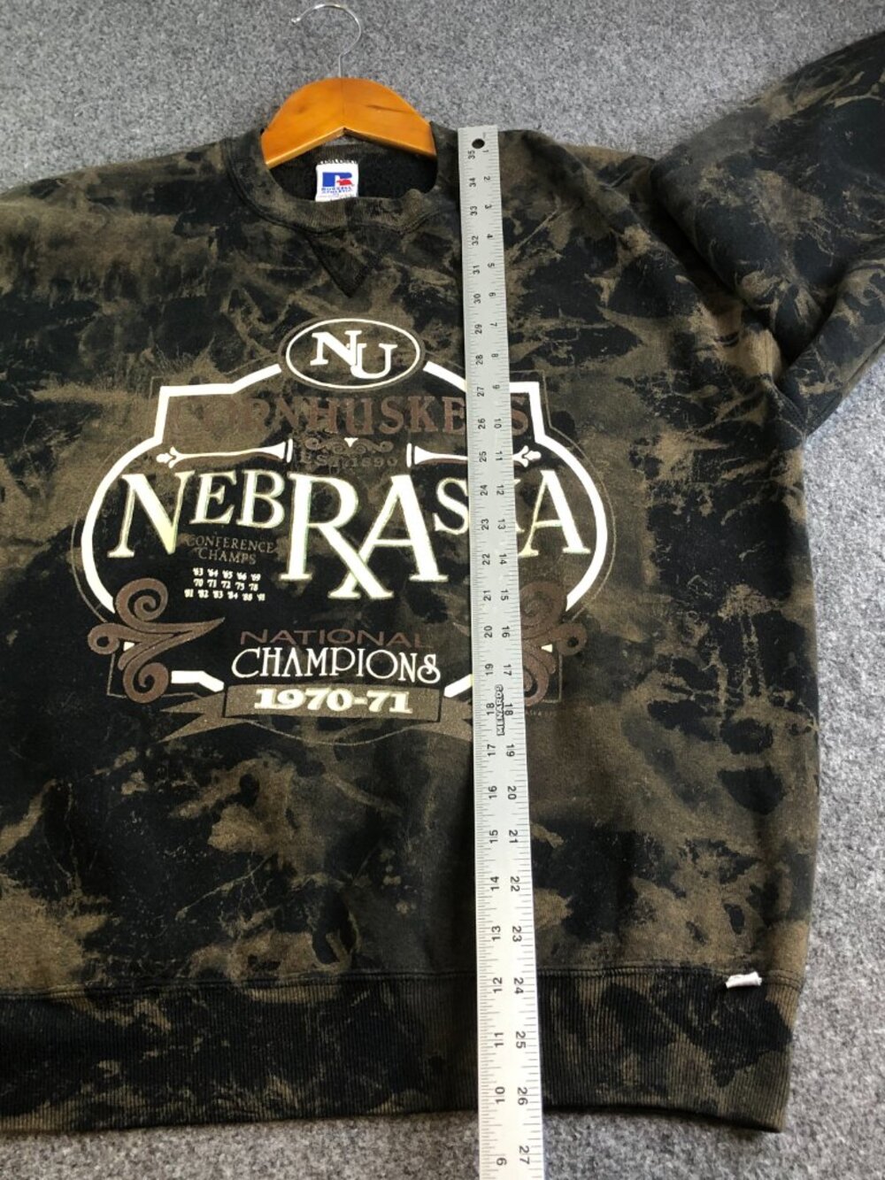 Vintage Nebraska Cornhuskers Russel Athletic Crewneck Sweatshirt Mens Vintage XL - Picture 6 of 10